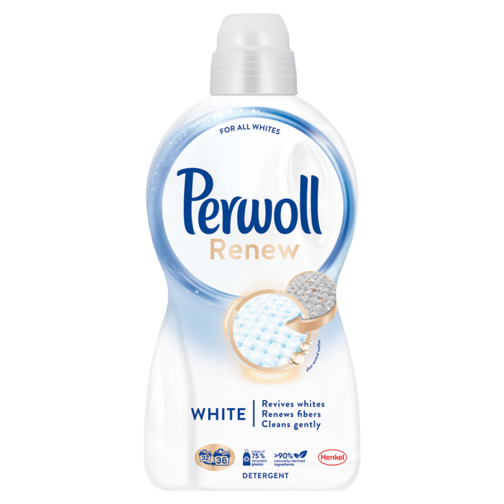 Detergent de rufe lichid Perwoll Renew White, 36 spalari, 1,98L