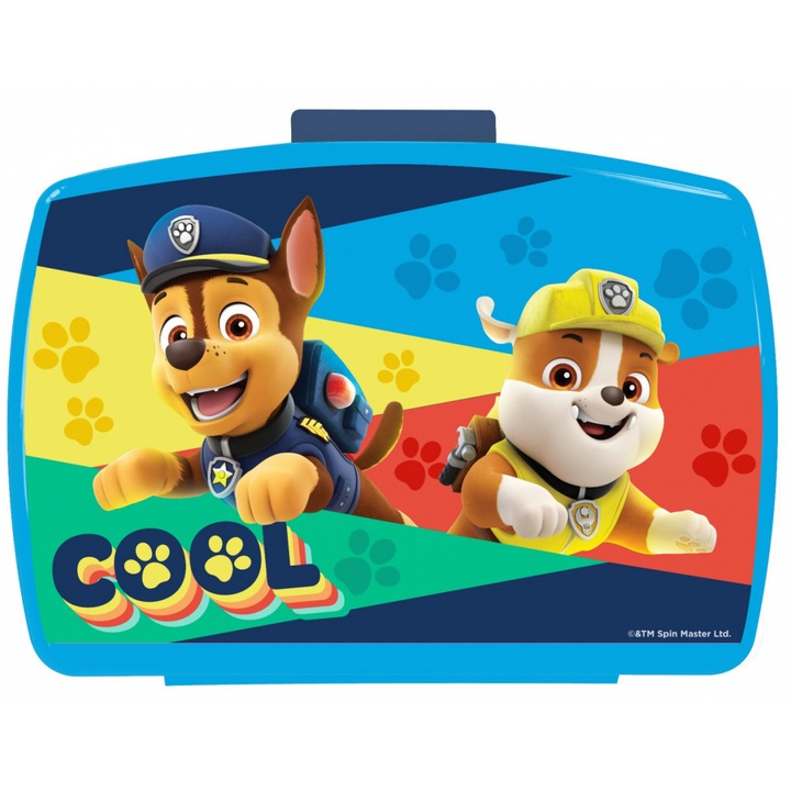 Cutie sandwich Paw Patrol Chase, P:Os, Plastic, 15x12x6.5 cm, Multicolor