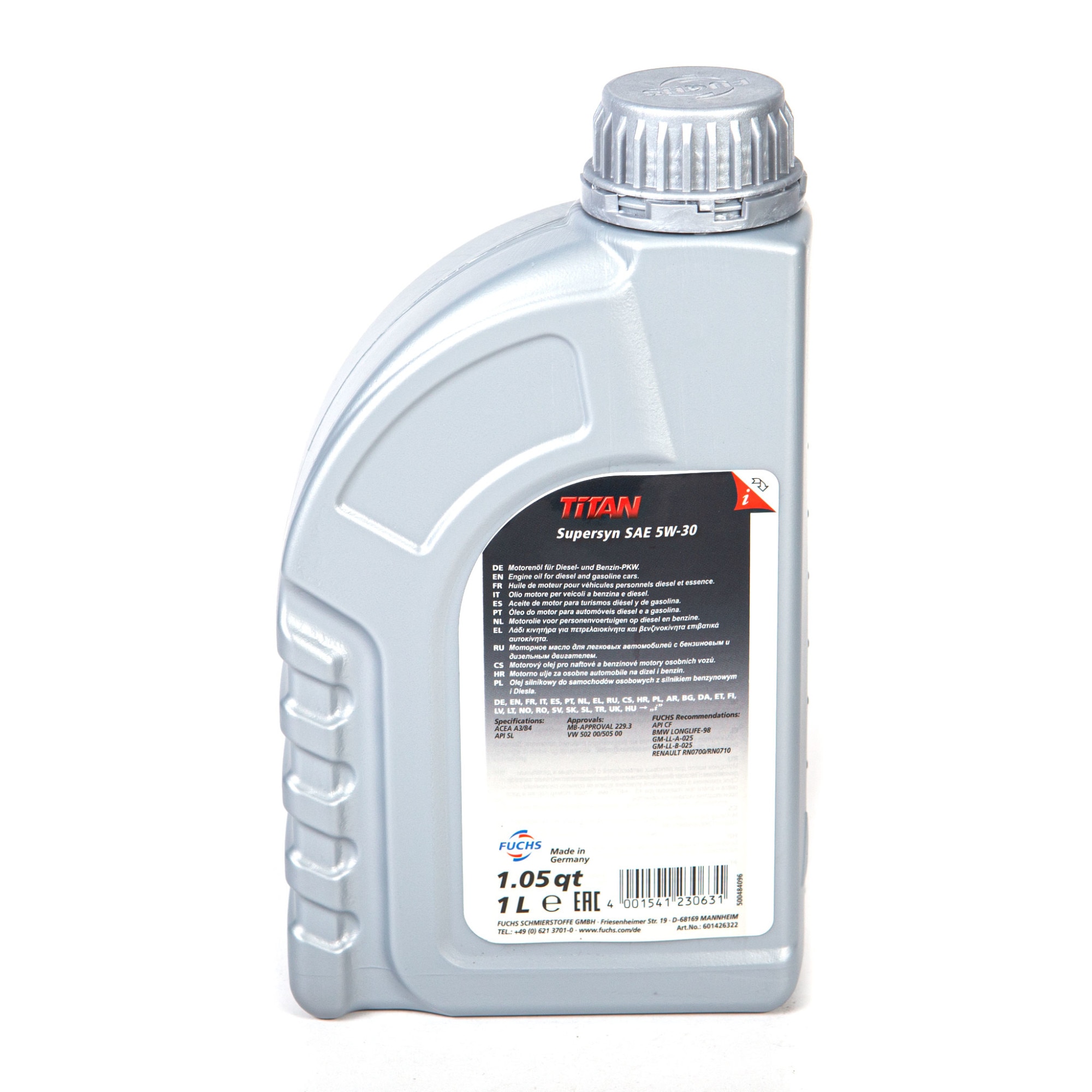 Ulei motor, Fuchs Titan SuperSyn 5W30, 1 l - eMAG.ro