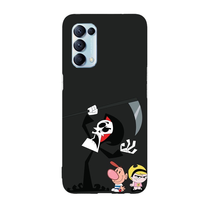 Husa compatibila cu Oppo A54s, Viceversa, model Billy and Mandy characters, Silicon, TPU