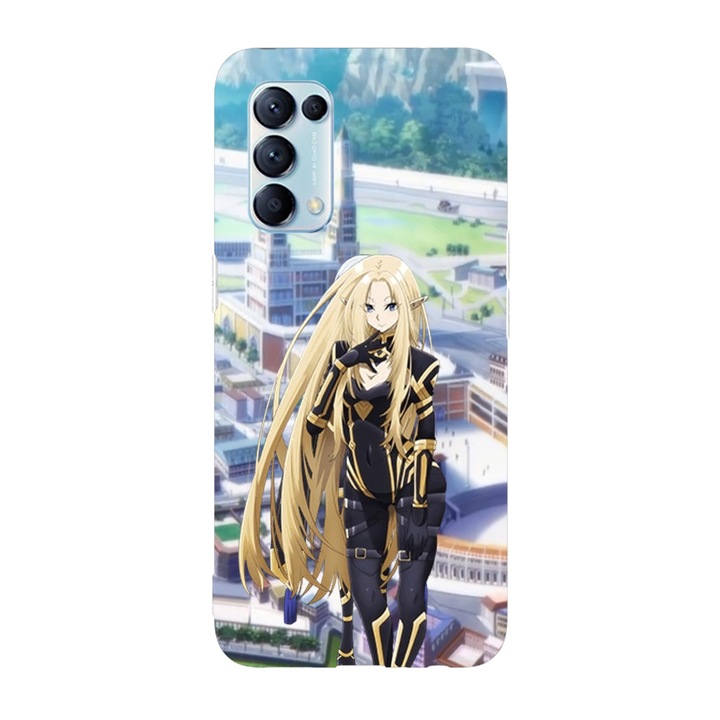 Калъф, съвместим с Oppo Reno 7, Viceversa, модел Alpha The Eminence в Shadow, Silicon, TPU