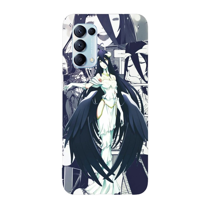 Husa compatibila cu Oppo A55, Viceversa, model Albedo Manga Overlord, Silicon, TPU