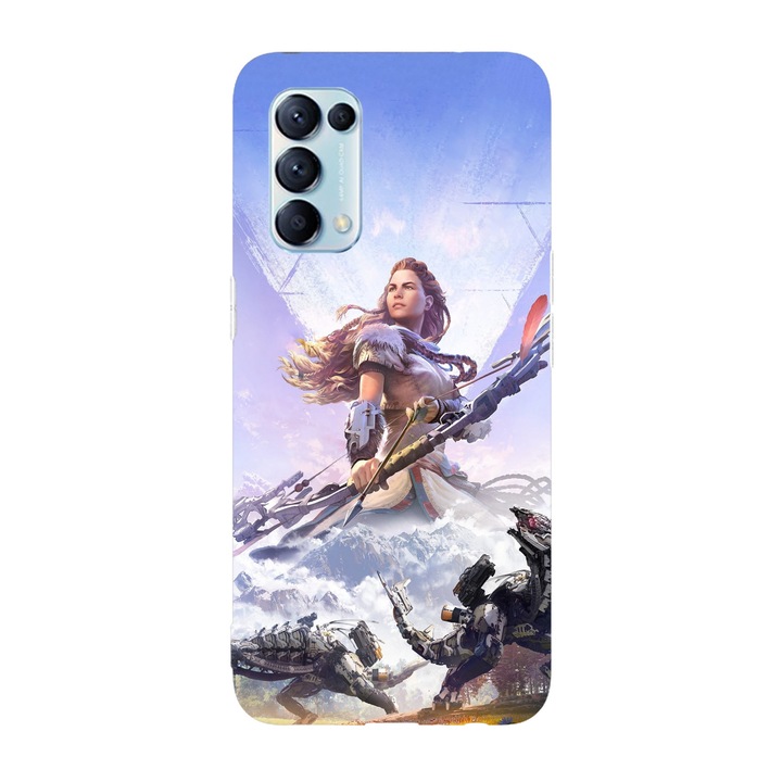 Husa compatibila cu Oppo A54s, Viceversa, model Aloy Horizon Zero Dawn, Silicon, TPU