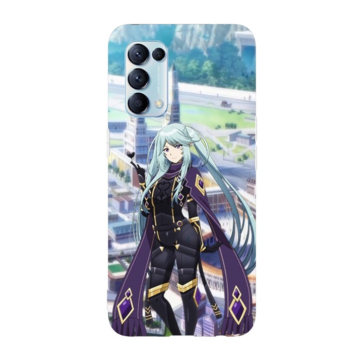 Калъф, съвместим с Oppo Reno 8 5G, Viceversa, модел Epsilon The Eminence в Shadow, Silicon, TPU