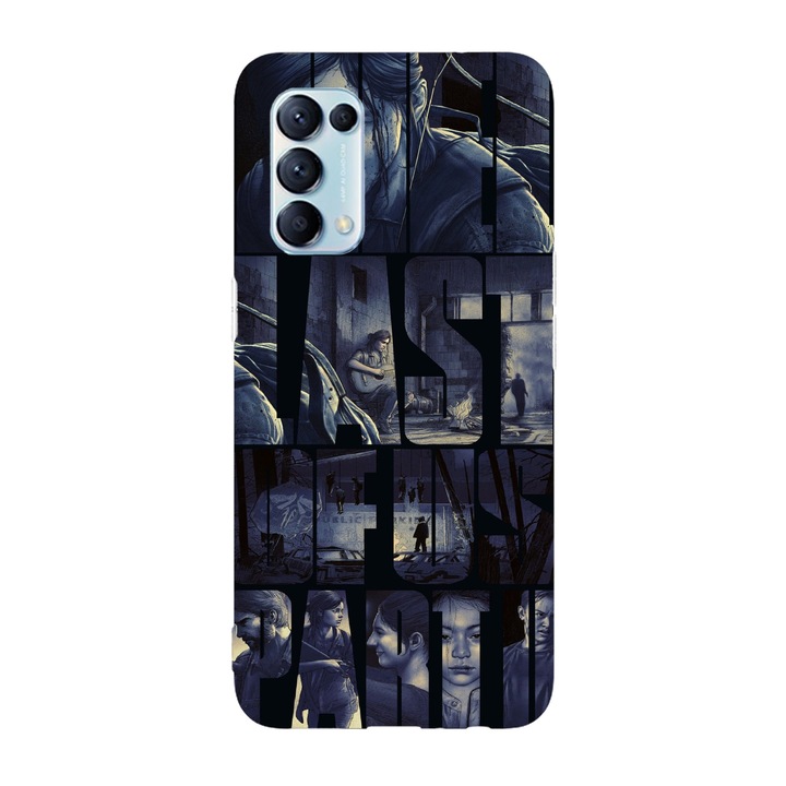 Husa compatibila cu Oppo A54s, Viceversa, model Ellie x Abby Last of Us, Silicon, TPU
