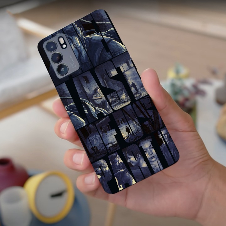 Tok kompatibilis: Oppo A74 5G, Viceversa, Ellie x Abby Last of Us modell, szilikon, TPU