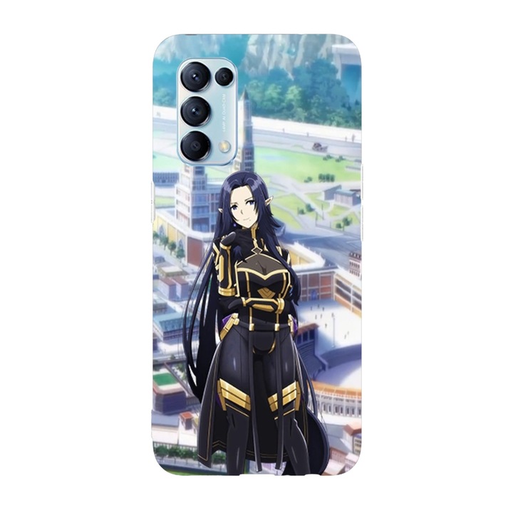 Калъф, съвместим с Oppo Reno 7, Viceversa, модел Gamma The Eminence в Shadow, Silicon, TPU