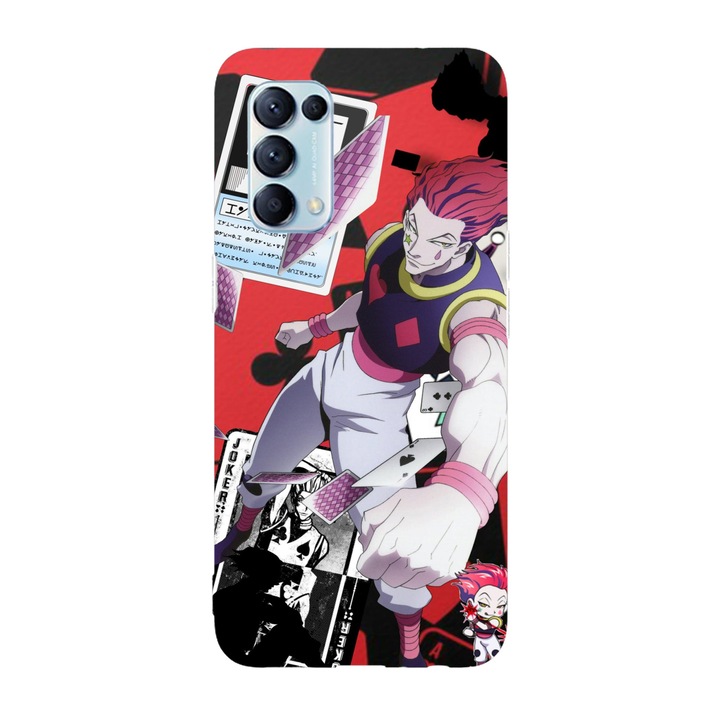 Husa compatibila cu Oppo Reno 4 Pro, Viceversa, model Hisoka Pro Hunter Hunter x Hunter, Silicon, TPU