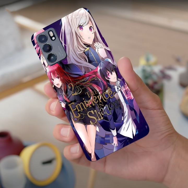 A borító kompatibilis a következőkkel: Oppo Reno 7 Lite, Viceversa, Manga Volume 2 The Eminence in Shadow, Silicon, TPU