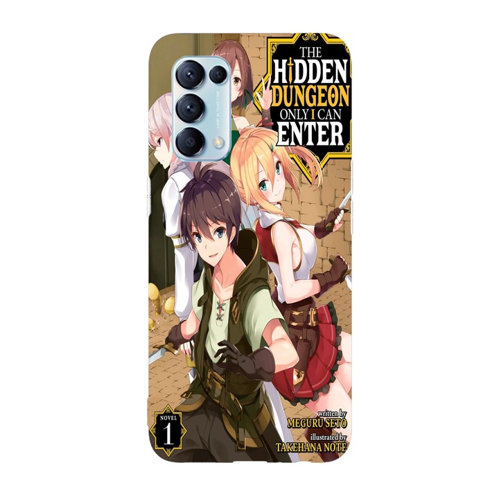 Капак, съвместим с Oppo Reno 7, Viceversa, модел Novel 1 The Hidden Dungeon Only I Can Enter, силикон, TPU