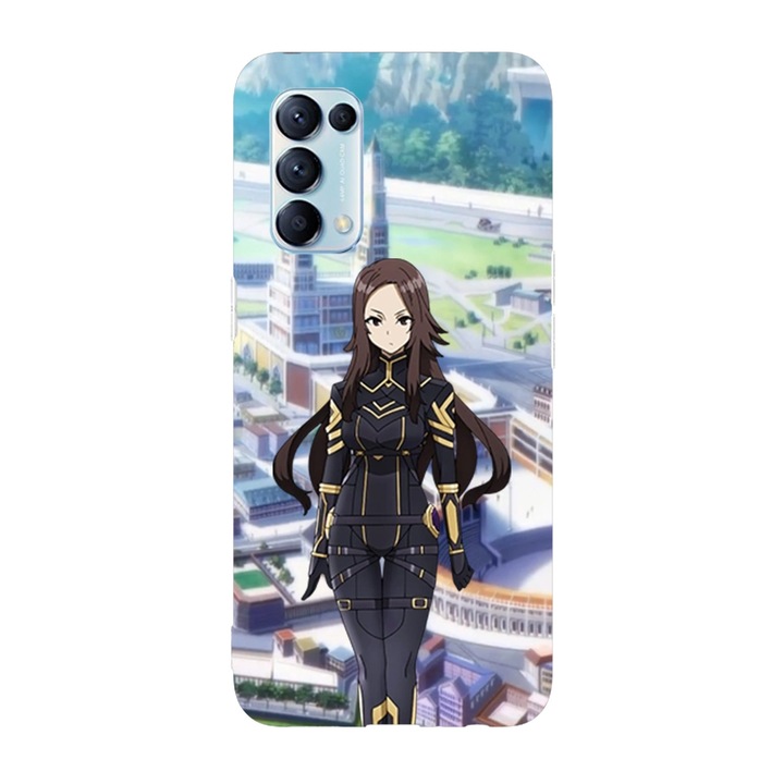 Калъф, съвместим с модела Oppo Reno 7, Viceversa, Nu The Eminence in Shadow, Silicon, TPU