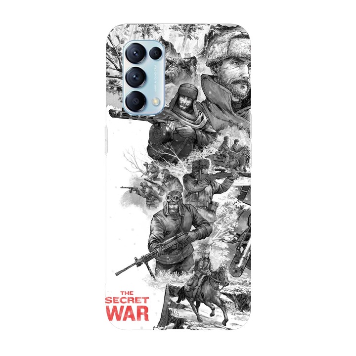 Панел, съвместим с модел Oppo Reno8 Pro, Viceversa, The secret war Love Death Robots, силикон, TPU