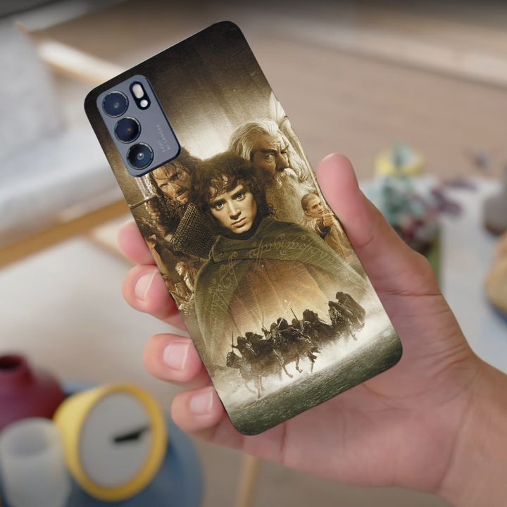 A borító kompatibilis a következőkkel: Oppo Reno 5, Viceversa, The Fellowship of the Ring The Lord of the Ring, Szilícium, TPU