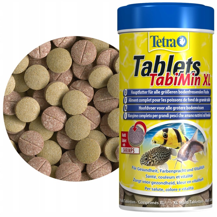 Hrana pentru pestii mari Tetra Tablets TabiMin XL, 133 tablete
