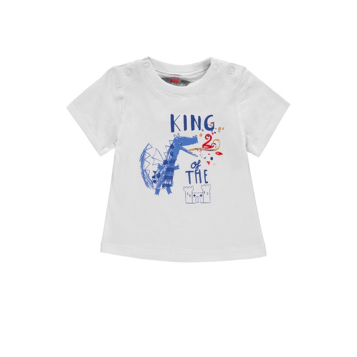 Fiú póló, Kanz, Pamut, Fehér 2, Fehér