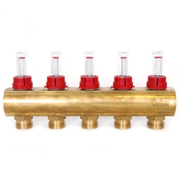 Distribuitor bara 8 cai cu debitmetre - VALVEX 6083510 Distribuitor bara 8 cai cu debitmetre - VALVEX 6083510
