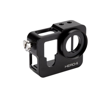 Cadru aluminiu cu filet de filtre 37mm pentru GoPro Hero 4 Cadru aluminiu cu filet de filtre 37mm pentru GoPro Hero 4
