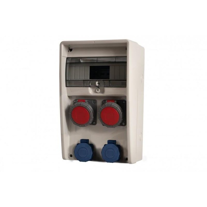 Cutie de distributie F-ELEKTRO Ulisse 12M, 16A 5p, 32A 5p, 2x230 IP65