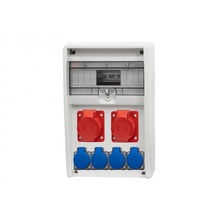 Cutie de distributie F-ELEKTRO Ulisse, 12M, 16A 5p, 32A 5p, 4x230V IP65