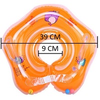 Colac gat pentru bebelusi - ToysMall - Portocaliu