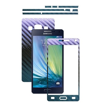 Folie de protectie Carbon Skinz, Husa de tip Skin Adeziv pentru Carcasa, Carbon Cameleon dedicata Samsung Galaxy A5 2015 Folie de protectie Carbon Skinz, Husa de tip Skin Adeziv pentru Carcasa, Carbon Cameleon dedicata Samsung Galaxy A5 2015