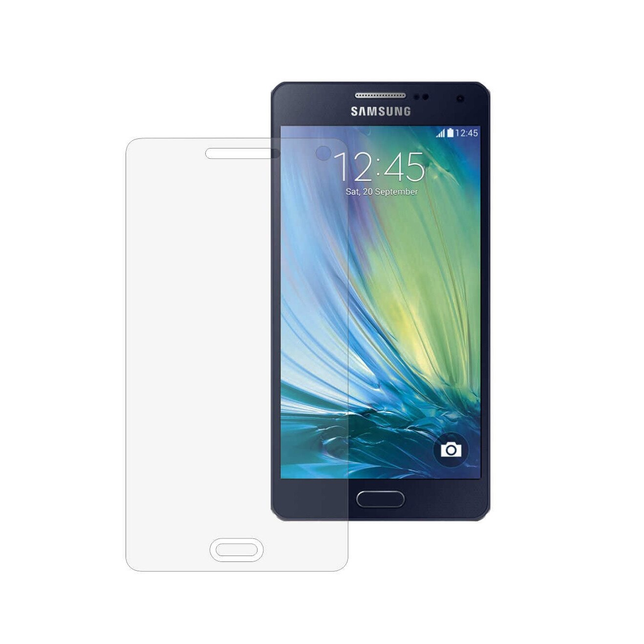 Set 2 Folii Protectie Ecran, Acoperire Totala, Adezive si Foarte Flexibile, Invisible Skinz Ultra-Clear HD pentru Samsung Galaxy A5 2015