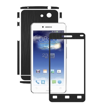 Folie de protectie Carbon Skinz, Husa de tip Skin Adeziv pentru Carcasa, Brushed Negru dedicata Asus Padfone Infinity 2 Folie de protectie Carbon Skinz, Husa de tip Skin Adeziv pentru Carcasa, Brushed Negru dedicata Asus Padfone Infinity 2
