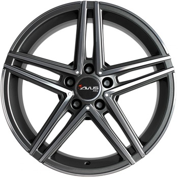 Janta aliaj AVUS Ac-515 Anthracite Polished 8.5x18 5x112 et35 Janta aliaj AVUS Ac-515 Anthracite Polished 8.5x18 5x112 et35