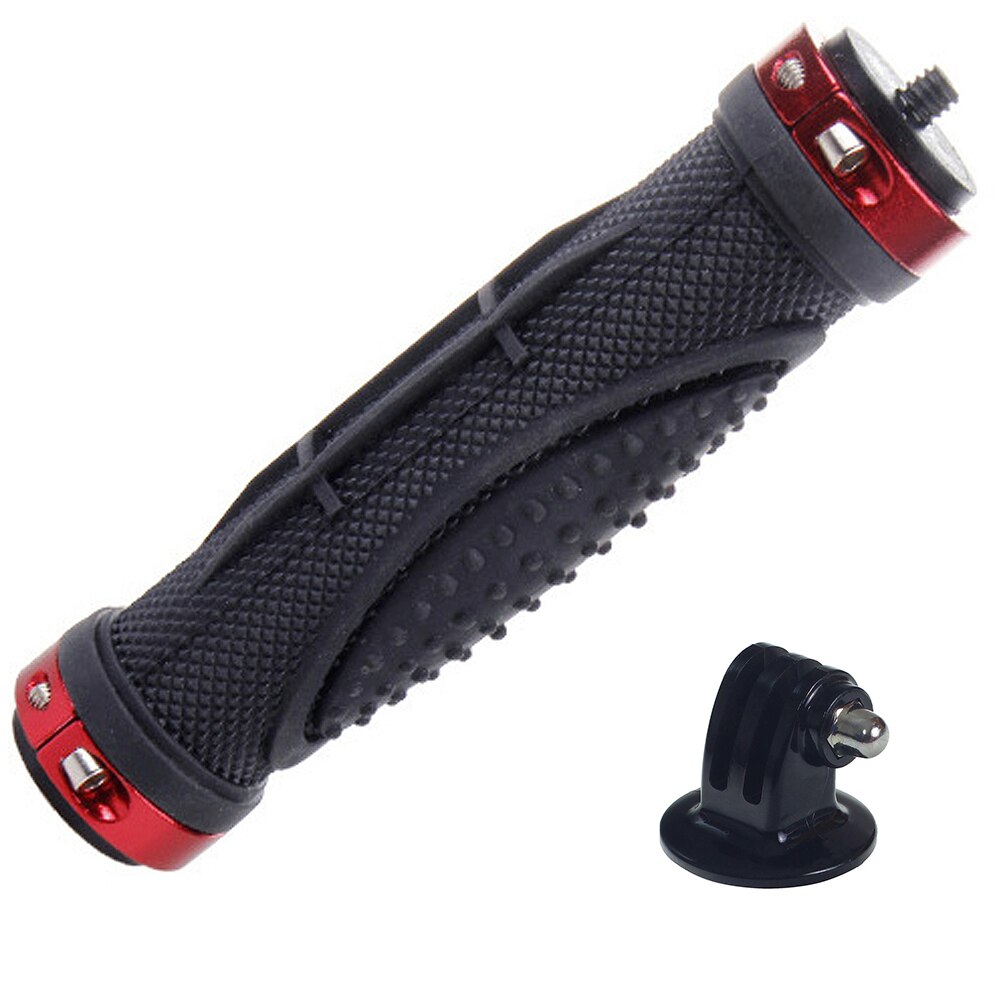 Grip cauciucat cu filet 1/4 tata si adaptor pentru GoPro Hero