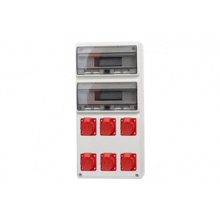 Aparatura F-ELEKTRO Legato, 32M 3x16A 5p, 3x32A 5p, IP44