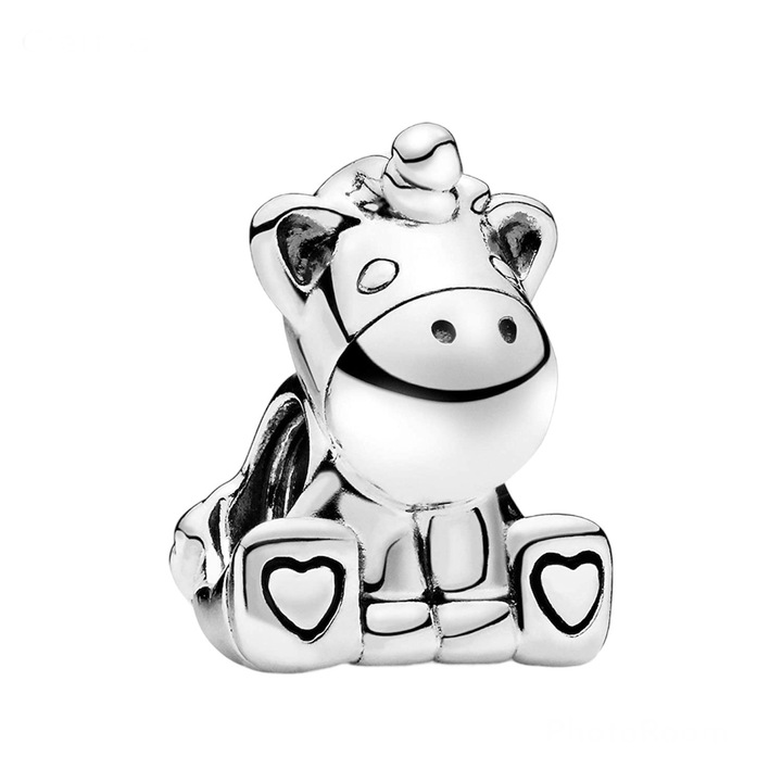 925 Sterling Silver Charm kompatibilis a Pandora Unicornnal
