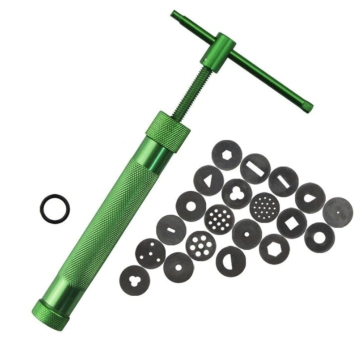 Професионален екструдер с метална резба за моделираща паста