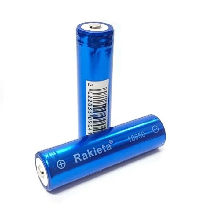 2 db kék Rakieta akkumulátor készlet 8800 mAh, 3,7 V, Li-Ion – 18650-es modell