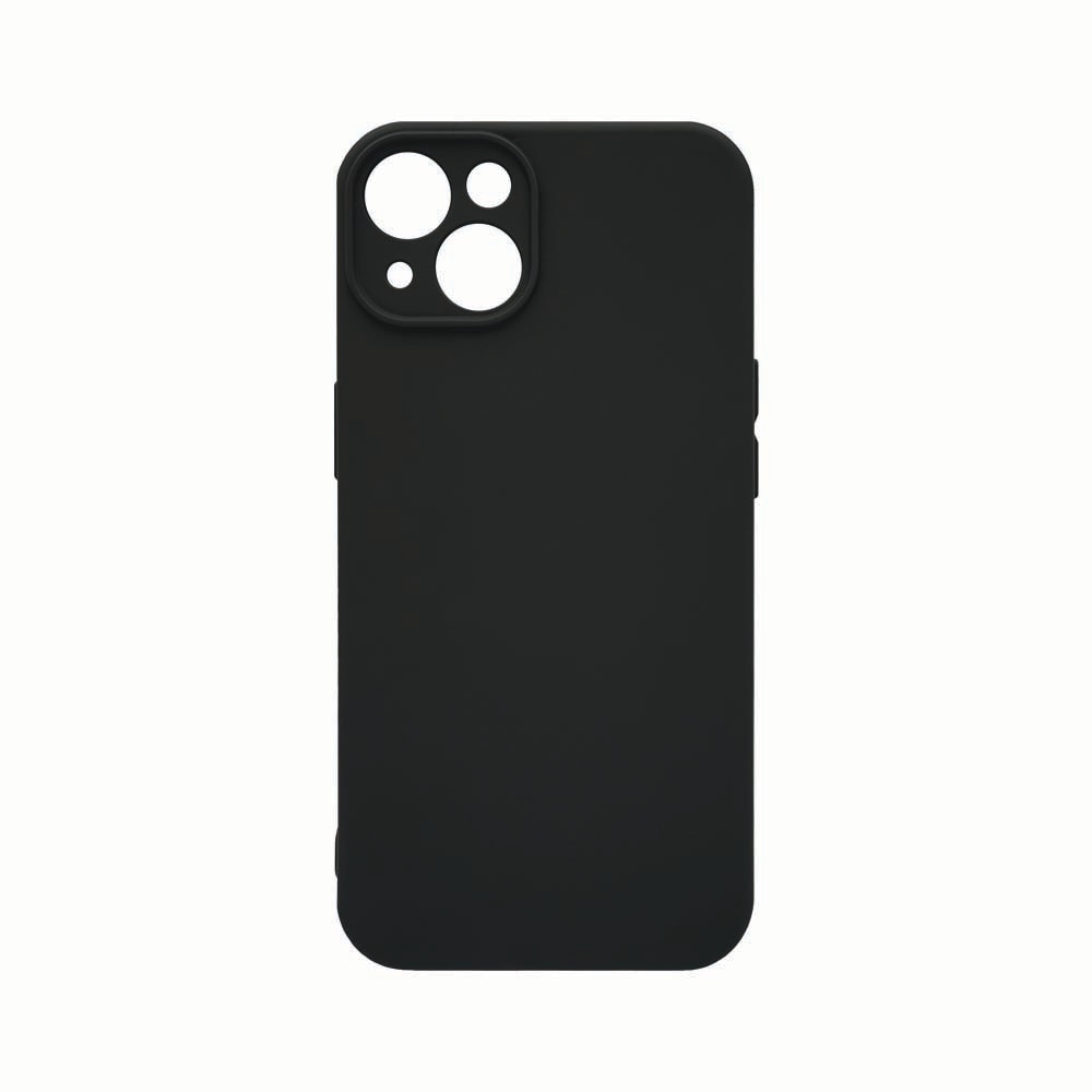 Husa BestCase® Premium Soft Silicon, Compatibila Cu Apple iPhone 13, Slim, Microfibra in interior, Rezistent la socuri, Protectie Camera, Negru