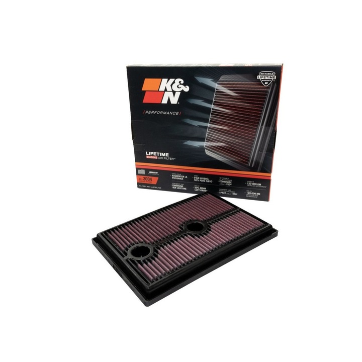 Спортен Въздушен Филтър K&N за Audi, Cupra, Seat, Skoda, VW двигател 1.2 TFSI, 1.4 TFSI, 1.4 TSI 2010-2020 г.