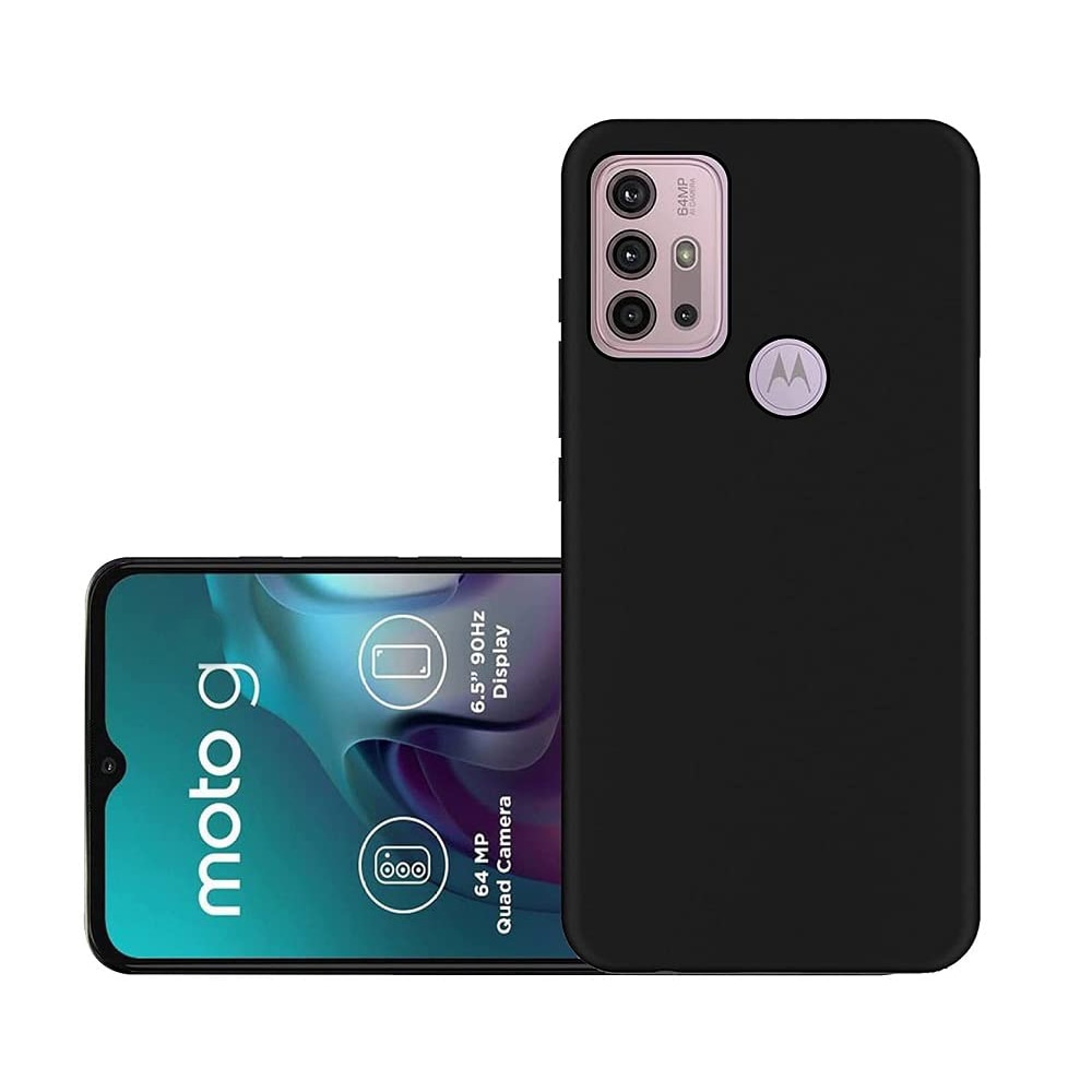 Husa Silicon TPU G-Tech Liquid, Compatibil cu Motorola Moto G10/ G20/ G30, din silicon, Negru
