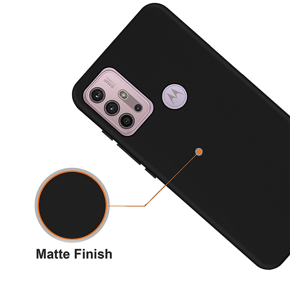 Husa Silicon TPU G-Tech Liquid, Compatibil cu Motorola Moto G10/ G20/ G30, din silicon, Negru