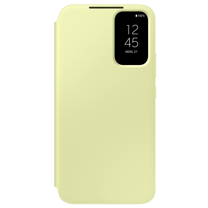 Husa de protectie Samsung Smart View Wallet Case pentru Galaxy A34 5G, Lime