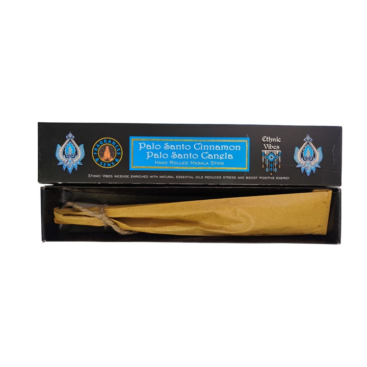 Betisoare parfumate naturale Ethnic Vibes- Palo Santo Cinnamon 15g