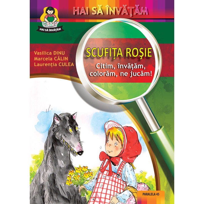 Scufita Rosie - Citim Invatam Coloram Ne Jucam!