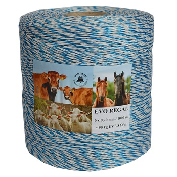 Fir gard electric Evo Regal, 6 x 0.20 mm, 1000 m,, 95 kg, 3.8 Ω/m Fir gard electric Evo Regal, 6 x 0.20 mm, 1000 m,, 95 kg, 3.8 Ω/m