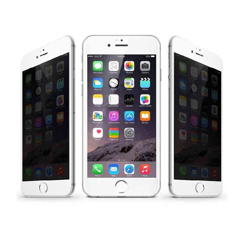 Folie protectie sticla securizata 3D Privacy Iphone 7 Alb