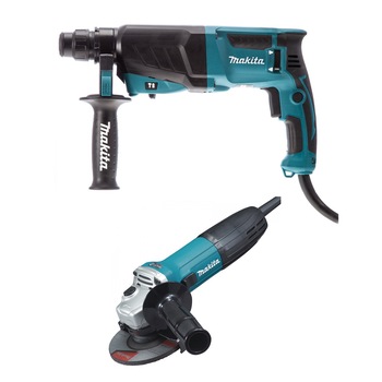 Set polizor unghiular Makita GA9020 + Ciocan rotopercutor Makita HR2630 Set polizor unghiular Makita GA9020 + Ciocan rotopercutor Makita HR2630