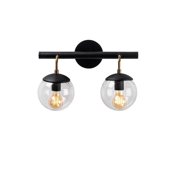 Стенна лампа Gondol - 3012, черна, 41 х 20 х 28 см