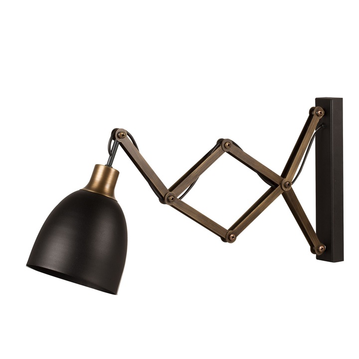 Стенна лампа Sivani - MR - 725, Black-Vintage, 15 x 62 x 30 cm