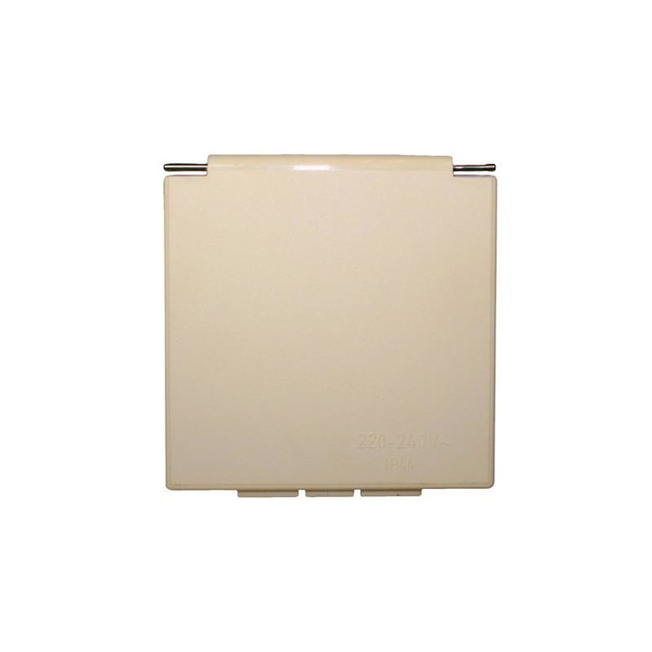 Capac de priza cu conector CEE pentru remorca de camper 230V crem