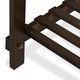 Ъглова опора за растения, изработена от бамбук, 101 х 62 х 62 см, тъмно кафява