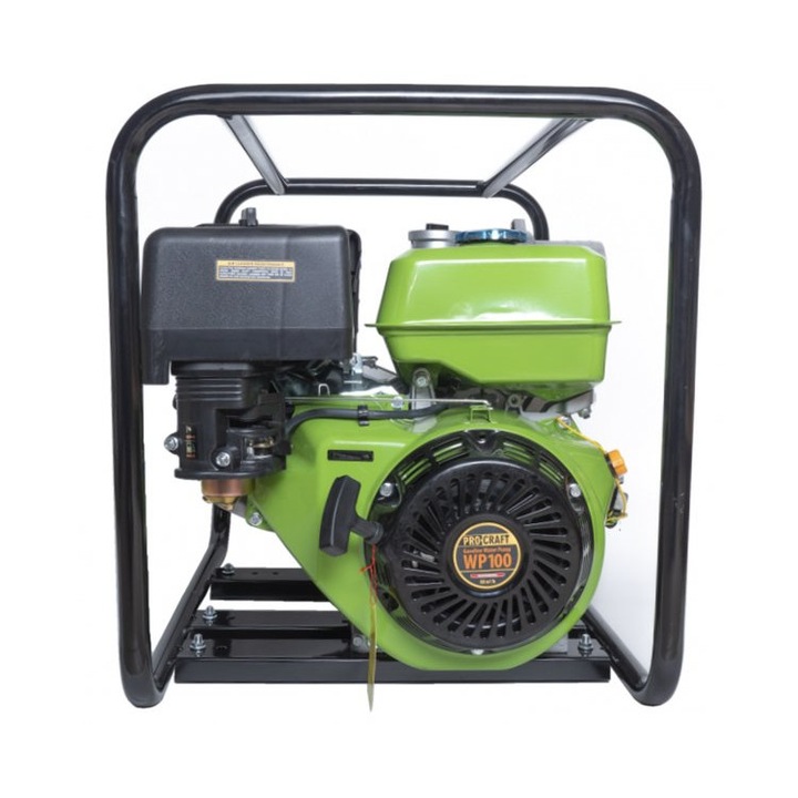 Motopompa pe benzina 4 timpi, PROCRAFT WP100, 10.7 Cp, 4 toli, 80 mc/h, 20 m
