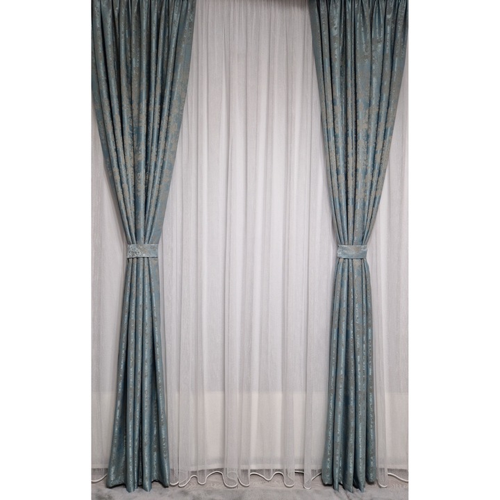 Fehér borágó függöny 400 × 220