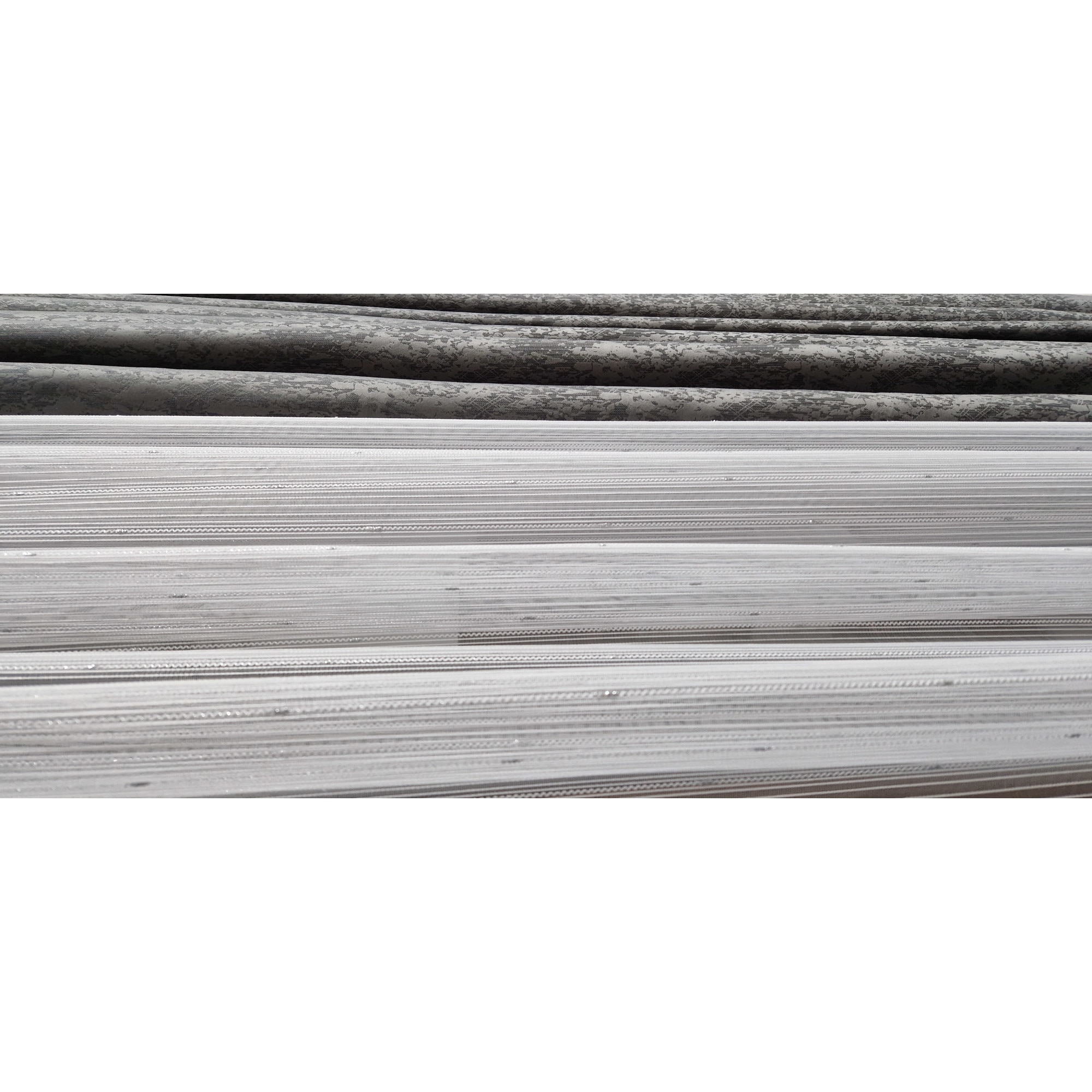 Perdea borangic alb cu insertii argintii 400 × 270 - eMAG.ro